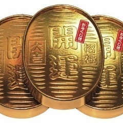 金運アップ‼️幸福を呼ぶ❗️開運小判★開運おみくじ付ティッシュ ...