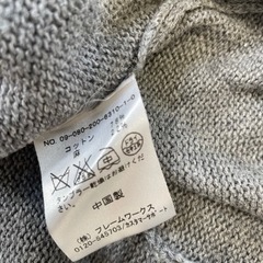 スピックアンドスパン　Mサイズ　グレーニットの画像