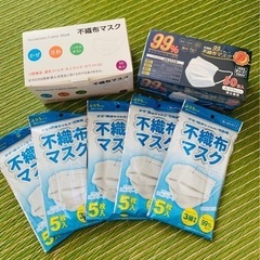 不織布　マスク　125枚　新品未使用