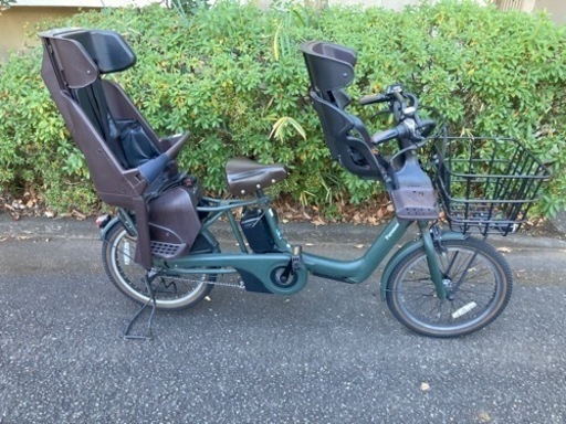 週末値下げ！！　　子乗せ自転車　ギュット・アニーズ  カーキ