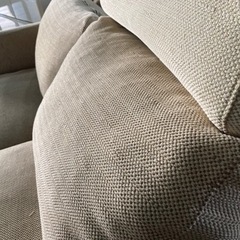 ● 無印良品、2人掛けソファー、ヘッドレスト×1の画像