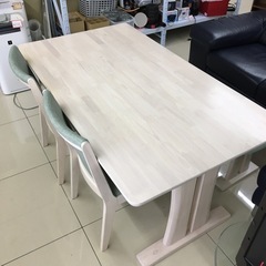HJ118 【中古】ダイニングテーブル　4人　ベンチダイニング　...