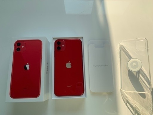 美品　箱あり　シムフリー　iPhone11 64GB レッド
