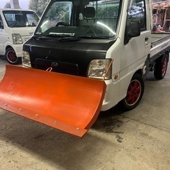 スバル サンバー 4WD 除雪車 排土版 検R6.9