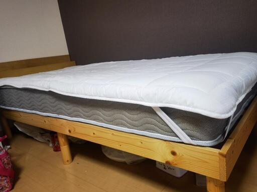 シングルベッドマットレス付き