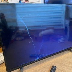 テレビ　50インチ　割れあり　ジャンク