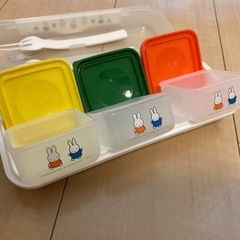 【中古】ミッフィー離乳食お弁当箱の画像
