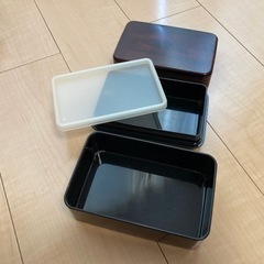 【中古】お弁当箱　樹脂の画像