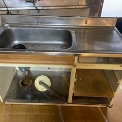 ガスコンロ　シンク　作業台　セットの画像