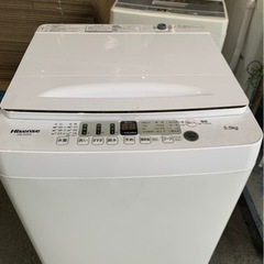 ５KM以内配送無料　4.5KG　2021年　ハイセンス 全自動洗濯機 オリジナル 白 HW-E4504