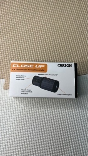 carson cf-618(6×18mm クローズアップフォーカス単眼鏡)