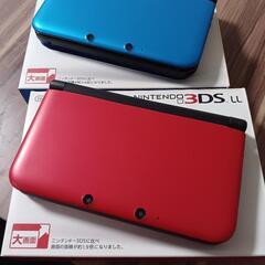 3DSLL本体  赤と青の2台セットの画像