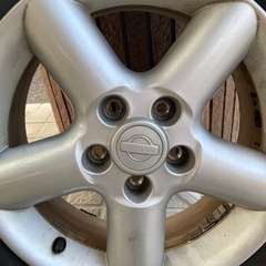日産純正ホイール＆TRAIANGLEタイヤ（215/16R65・4本セット）の画像