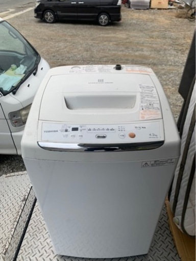 5KM 以内配送無料　４．２KG 東芝 TOSHIBA AW-42ML-W [全自動洗濯機