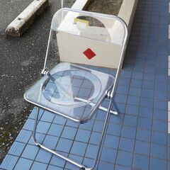 ID089457　パイプイス（クリア）