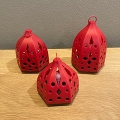 【中古】IKEA STRALA LEDミニランタン 3Pセット