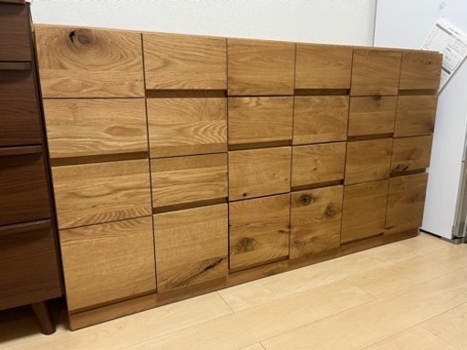 【売り切り1/8まで】大川家具　デザイン収納棚