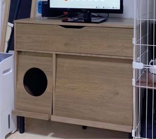 猫家具 キャットトイレタリーキャビネット