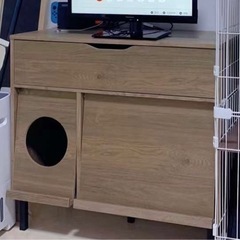 猫家具 キャットトイレタリーキャビネット
