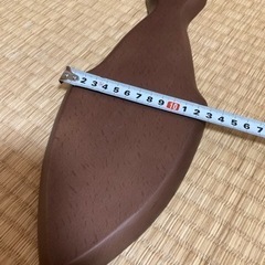 美品　Cherry wood フィッシュ型アクセサリートレイの画像