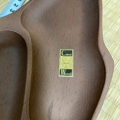 美品　Cherry wood フィッシュ型アクセサリートレイの画像