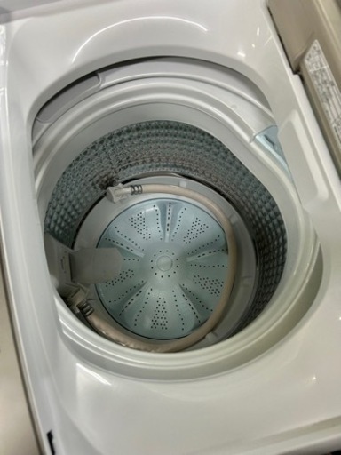 札幌市内配送無料 22年製 AQUA アクア 5kg 全自動洗濯機 AQW-S5M