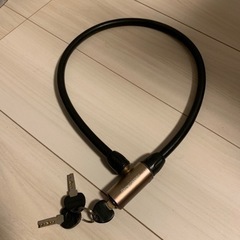 自転車ロック　ワイヤー錠