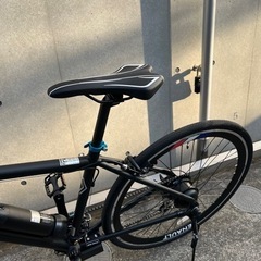 【超美品】電動アシスト自転車　ルノー製マットブラック 〔補償付き］の画像