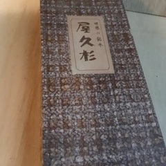 未使用保管品◎屋久杉　プレート　菓子皿　野菜形？の画像