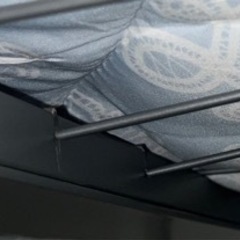 【修理可能】IKEA イケア　ロフトベッド　SVÄRTA スヴェルタ ロフトベッドフレーム, シルバーカラーの画像