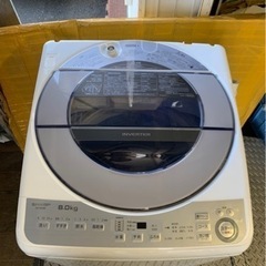 5KM 以内配送無料8KG シャープ SHARP ES-GV8B-S [全自動洗濯機