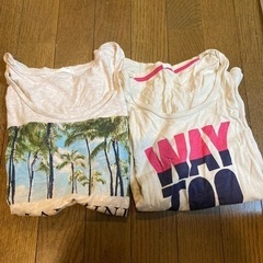tシャツ、シャツ、ズボン、ロングtシャツの画像