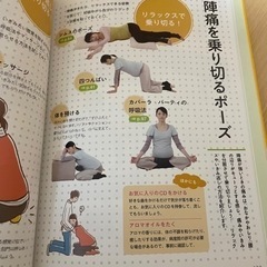 マタニティエクササイズDVD　ヨーガDVDなど　産前役に立つ本とDVDセットの画像
