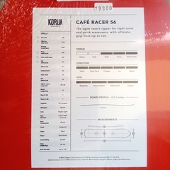 ほぼ新品！KORUA SHAPES CAFE RACER 156 22-23モデル コルアシェイプス　カフェレーサー　パウダー・カービングの画像