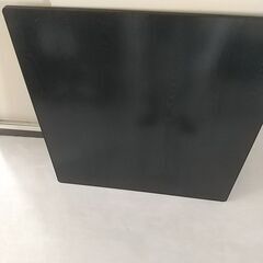 こたつ板用テーブル　白黒柄