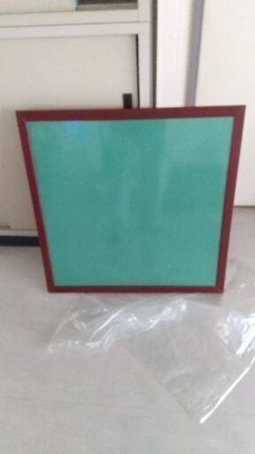 こたつ板用テーブル　裏表アクリル板カバー付き