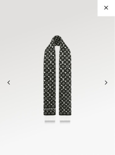 ルイヴィトン エシャルプ・ゲームオン モノグラム マフラー カシミヤ