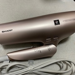 SHARP ドライヤー プラズマクラスター 2019年製の画像