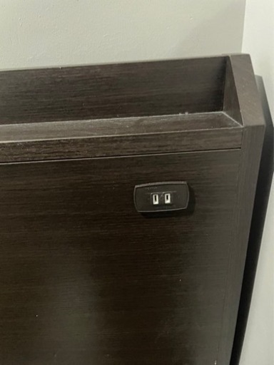 ニトリ　収納付き　シングルベッド