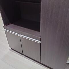 ニトリ レンジ台(フォルム RE9090 DBR)の画像