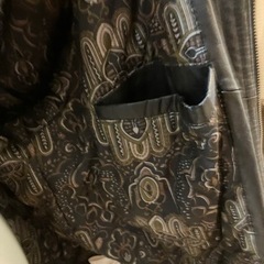 メンズ　本革ジャケット　Mの画像