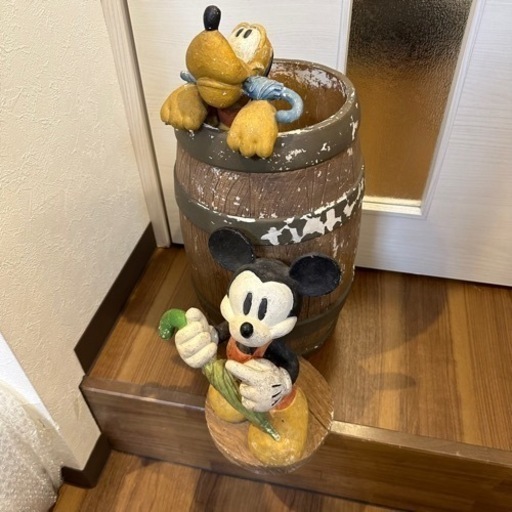 レトロ ミッキー プルート セトクラフト 傘立て