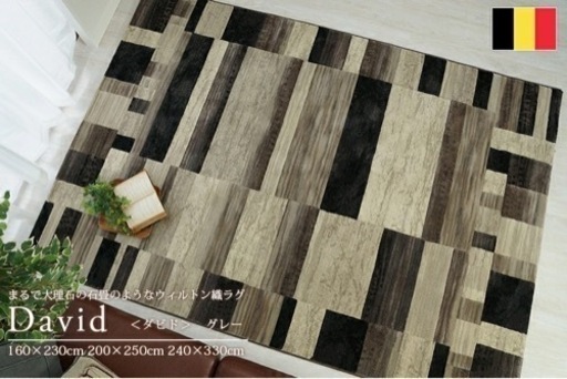 ラグ❤️ベルギー産 ウィルトン織り 北欧 デザイン