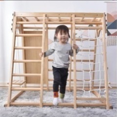 木製　ジャングルジムの画像