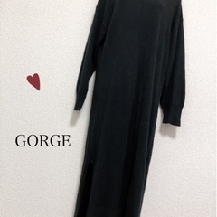 GORGE ロングニットワンピース