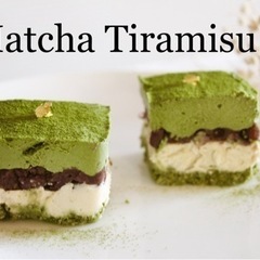抹茶あんこティラミス　ローケーキ　お料理レッスン