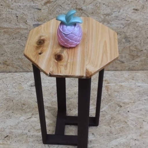 ハンドメイド家具　サイドテーブル　①