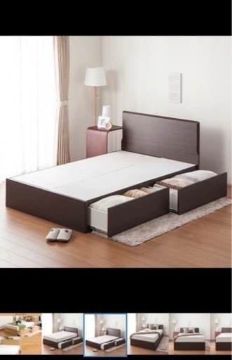 【受付停止中】ニトリ【セミダブルベット】マットレスフレーム込み