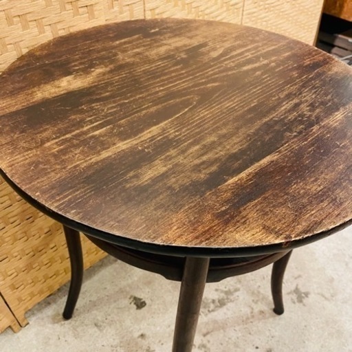 【売約済み】　fischel アンティーク　ビンテージ　ヴィンテージ　　ベントウッド　テーブル　センターテーブル　カフェテーブル　ラウ