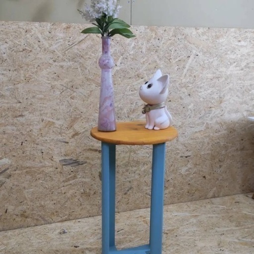 ハンドメイド家具　サイドテーブル　②